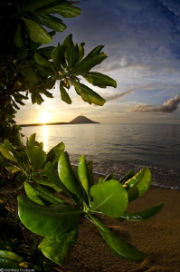 Manado Tua volcano (Bunaken Marine Park) by Mathieu Foulquié 